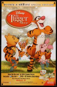 7p717 TIGGER MOVIE video 1sh '00 Winnie the Pooh, Piglet, Roo, Rabbit & Eeyore too!