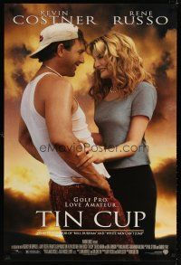 7p718 TIN CUP 1sh '96 Kevin Costner, sexy Rene Russo, Don Johnson, golf!
