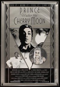 7p755 UNDER THE CHERRY MOON 1sh '86 cool art deco style artwork of Prince!