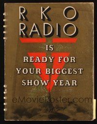 7k009 RKO RADIO PICTURES 1937-38 campaign book '37 lots of Astaire & Rogers, wonderful art!