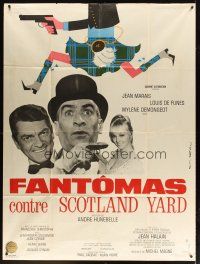 7k798 FANTOMAS AGAINST SCOTLAND YARD style A French 1p '67 Jean Marais, Louis De Funes, M. Demongeot