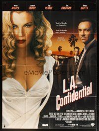 7k848 L.A. CONFIDENTIAL French 1p '97 Kevin Spacey, Russell Crowe, Danny DeVito, sexy Kim Basinger