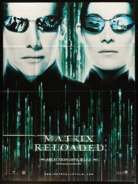 7k884 MATRIX RELOADED teaser French 1p '03 Keanu Reeves, Carrie-Anne Moss, Wachowski Brothers!