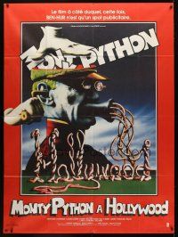 7k889 MONTY PYTHON LIVE AT THE HOLLYWOOD BOWL French 1p '82 great wacky meat grinder image!