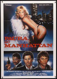 7k559 FEAR CITY Italian 1p '84 Berenger, different art of sexy mostly naked Melanie Griffith!