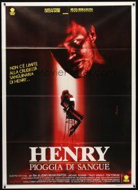 7k575 HENRY: PORTRAIT OF A SERIAL KILLER Italian 1p '92 Michael Rooker as murderer Henry Lee Lucas!