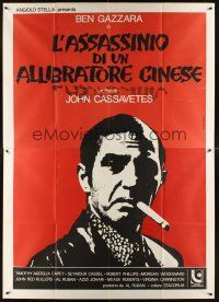 7k474 KILLING OF A CHINESE BOOKIE Italian 2p '76 John Cassavetes, art of Ben Gazzara by Setaccioli