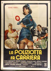 7k476 LA POLIZIOTTA FA CARRIERA Italian 2p '76 great art of sexiest female cop Edwige Fenech!
