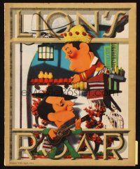 7k017 LION'S ROAR no VIII exhibitor magazine April 1942 Abbott & Costello by Kapralik & Hirschfeld!