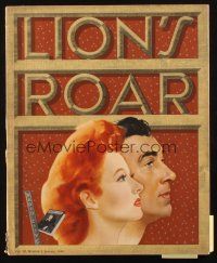 7k020 LION'S ROAR vol III no 2 exhibitor magazine Jan 1944 Kapralik & Hirschfeld art, Madame Curie!