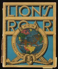 7k022 LION'S ROAR vol III no 4 exhibitor magazine Jul 1944 Marlene Dietrich by Adler, cool fold-outs