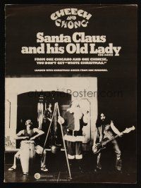 7k184 SANTA CLAUS & HIS OLD LADY magazine ad '71 Cheech & Chong, from one Chicano and one Chinese!
