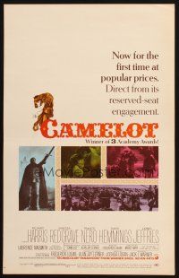 7k346 CAMELOT WC '68 Richard Harris as King Arthur, Vanessa Redgrave as Guinevere!