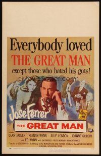 7k370 GREAT MAN WC '57 Jose Ferrer exposes a great fake, with help from Julie London!