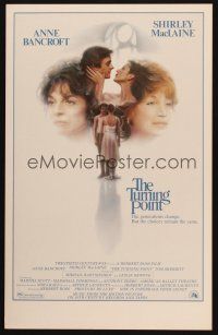 7k434 TURNING POINT WC '77 artwork of Shirley MacLaine & Anne Bancroft by John Alvin!