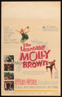 7k436 UNSINKABLE MOLLY BROWN WC '64 Debbie Reynolds, get out of the way or hit in the heart!