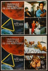 7k250 BERMUDA TRIANGLE 8 Mexican LCs '78 John Huston, Claudine Auger, Marina Vlady, Gloria Guida