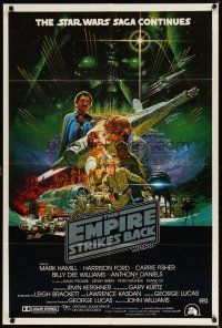 7m361 EMPIRE STRIKES BACK Aust 1sh '80 George Lucas sci-fi classic, cool artwork by Ohrai!