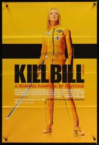 7m377 KILL BILL: VOL. 1 DS Aust 1sh '03 Quentin Tarantino, full-length Uma Thurman with katana!