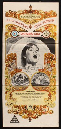 7m532 DARLING LILI Aust daybill '70 Julie Andrews, Rock Hudson, Blake Edwards!