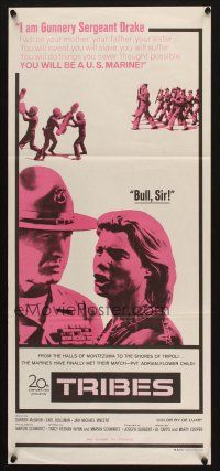 7m941 TRIBES Aust daybill '71 Jan-Michael Vincent is wanted by the United States Marines!