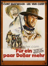7m259 FOR A FEW DOLLARS MORE German R78 Sergio Leone, Casaro art of Eastwood & Klaus Kinski!