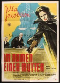 7m295 MOTHER'S REVENGE German '60 Im Namen einer Mutter, dramatic art of courtroom!