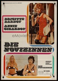 7m299 NOVICES German '73 different images of sexy Brigitte Bardot & Annie Girardot!