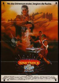 7m314 STAR TREK II German '82 The Wrath of Khan, Leonard Nimoy, William Shatner, sci-fi sequel!