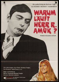 7m332 WHY DOES HERR R. RUN AMOK? German '70 sexy Lilith Ungerer, Kurt Raab, R.W. Fassbinder!