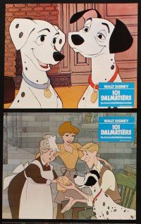 7m117 ONE HUNDRED & ONE DALMATIANS 9 set A French LCs R73 classic Walt Disney canine family cartoon