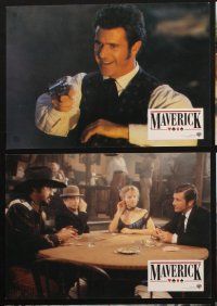 7m163 MAVERICK 11 German LCs '94 Mel Gibson, Jodie Foster, James Garner, gambling!