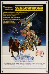 7r208 BATTLESTAR GALACTICA style C 1sh '78 great sci-fi art by Robert Tanenbaum!