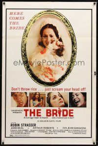 7r271 BRIDE 1sh '74 Robin Strasser & John Beal in The House That Cried Murder!