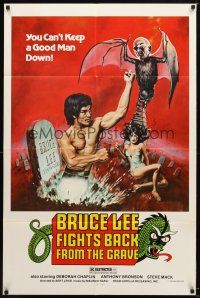 7r285 BRUCE LEE FIGHTS BACK FROM THE GRAVE 1sh '78 you can't keep a good man down!