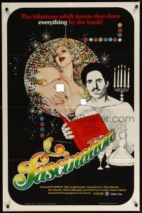 7r382 FASCINATION 1sh '80 Ron Jeremy, x-rated, sexploitation, sexy artwork!