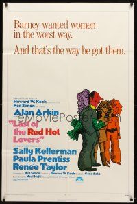 7r501 LAST OF THE RED HOT LOVERS 1sh '72 Alan Arkin got women in the worst way, by Neil Simon!