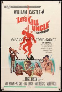 7r059 LET'S KILL UNCLE 1sh '66 William Castle, are they bad seeds or two frightened innocents!