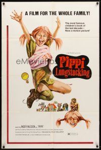 7r679 PIPPI LONGSTOCKING 1sh '73 Inger Nilsson, a film for the whole family!