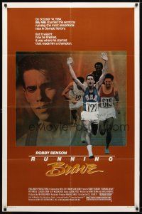 7r769 RUNNING BRAVE 1sh '83 Robby Benson as Native American Indian Olympic runner!