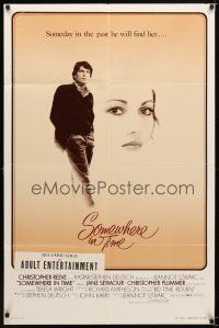 7r852 SOMEWHERE IN TIME 1sh '80 Christopher Reeve, Jane Seymour, cult classic!