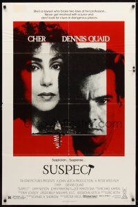 7r883 SUSPECT 1sh '87 lawyer Cher gets involved with juror Dennis Quaid!