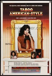 7r894 TABOO AMERICAN STYLE 4: THE EXCITING CONCLUSION video/theatrical 1sh '85 Raven, Sharon Kane!