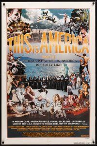 7r917 THIS IS AMERICA PART II 1sh '77 wild shock-umentary of the U.S., crazy people!