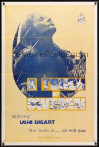 7r932 TOUCH OF SWEDEN 1sh '71 sexiest Swedish Uschi Digard loves it!