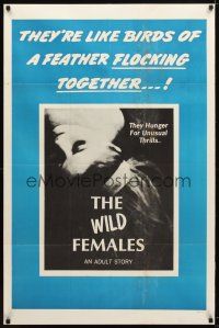 7r977 WILD FEMALES 1sh '68 Amber Arnett, Buck Bucky, birds of a feather flocking together!