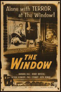 7r125 WINDOW style A 1sh R54 Bobby Driscoll is alone with terror at the window!