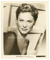 7s127 BELLA DARVI 8x10 still '50s great head & shoulders portrait of the sexy Polish actress!