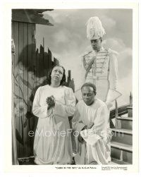 7s177 CABIN IN THE SKY 8x10 still '43 Kenneth Spencer standing behind Rochester & Ethel Waters!