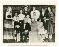 7s196 CECIL B. DEMILLE 7x9 news photo '52 celebrating golden wedding anniversary with family!